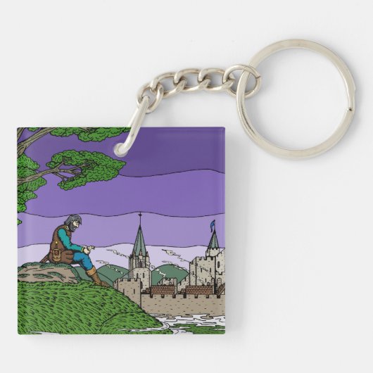 Herinneringen van Camelot Sleutelhanger (Achterkant)