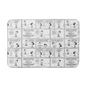 Herinneringen van Charlie Brown bij de pitcher's h Badmat