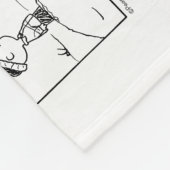 Herinneringen van Charlie Brown bij de pitcher's h Fleece Deken (Hoek)