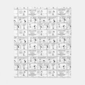 Herinneringen van Charlie Brown bij de pitcher's h Fleece Deken (Voorkant)