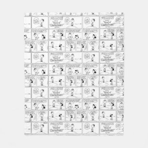 Herinneringen van Charlie Brown bij de pitcher's h Fleece Deken