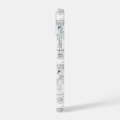 Herinneringen van Charlie Brown bij de pitcher's h iPhone 15 Case (Linkerkant)