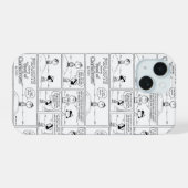 Herinneringen van Charlie Brown bij de pitcher's h iPhone 15 Case (Achterkant horizontaal)