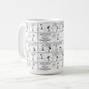 Herinneringen van Charlie Brown bij de pitcher's h Koffiemok