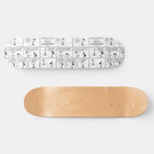 Herinneringen van Charlie Brown bij de pitcher's h Persoonlijk Skateboard (Horizontaal)