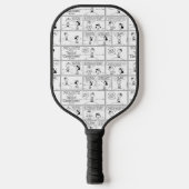 Herinneringen van Charlie Brown bij de pitcher's h Pickleball Paddle (Voorkant)