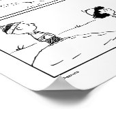 Herinneringen van Charlie Brown bij de pitcher's h Poster (Hoek)