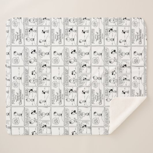 Herinneringen van Charlie Brown bij de pitcher's h Sherpa Deken (Voorkant (horizontaal))