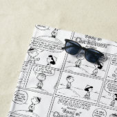 Herinneringen van Charlie Brown bij de pitcher's h Strandlaken (In situ)