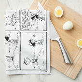 Herinneringen van Charlie Brown bij de pitcher's h Theedoek (Quarter Fold)