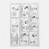 Herinneringen van Charlie Brown bij de pitcher's h Theedoek (Verticaal)