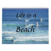Herinneringen van het goede leven! Zon, Zee, zand Kalender (Hoes)