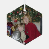 Herinneringen van het kerstfeest glas ornament (Achterkant)