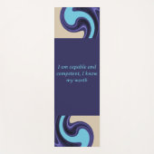 Herinneringen van het strand yogamat (Voorkant)