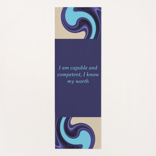 Herinneringen van het strand yogamat (Voorkant)