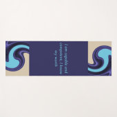 Herinneringen van het strand yogamat (Voorkant (horizontaal))