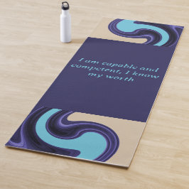 Herinneringen van het strand yogamat