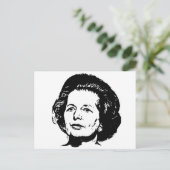 Herinneringen van Margaret Thatcher Briefkaart (Staand voorkant)