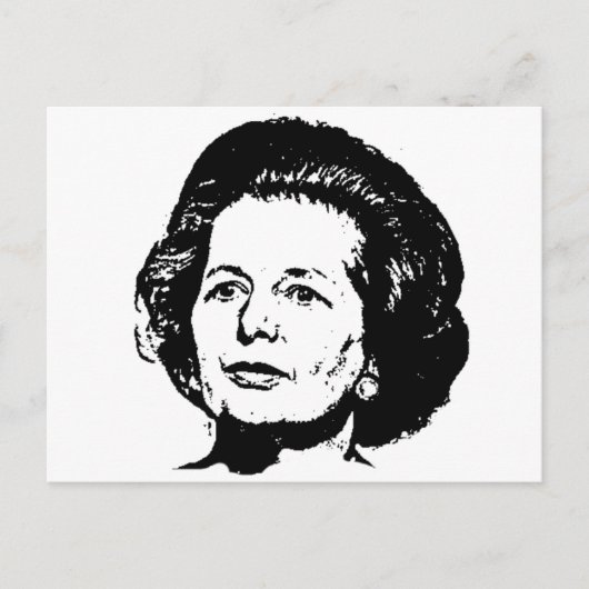 Herinneringen van Margaret Thatcher Briefkaart (Voorkant)