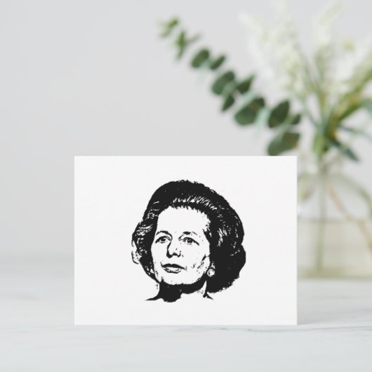 Herinneringen van Margaret Thatcher Briefkaart (Staand voorkant)