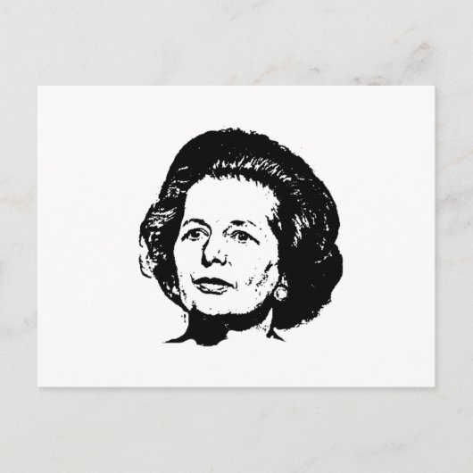 Herinneringen van Margaret Thatcher Briefkaart (Voorkant)