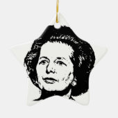 Herinneringen van Margaret Thatcher Keramisch Ornament (Voorkant)