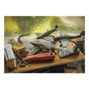 Herinneringen van opa foto afdruk