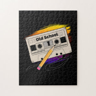 Herinneringen van oude scholen legpuzzel