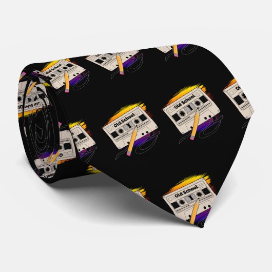 Herinneringen van oude scholen stropdas (Opgerold)