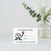 Herinneringen Vergeet het niet Afsprakenkaartje (Staand voorkant)