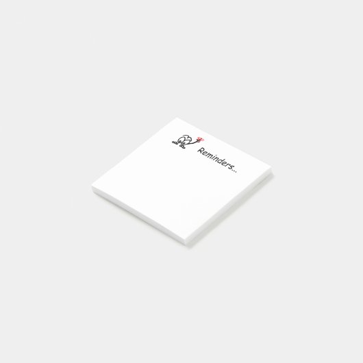 Herinneringen Vergeet het niet Post-it® Notes (Schuin)