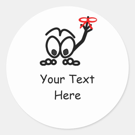 Herinneringen Vergeet het niet Ronde Sticker (Voorkant)