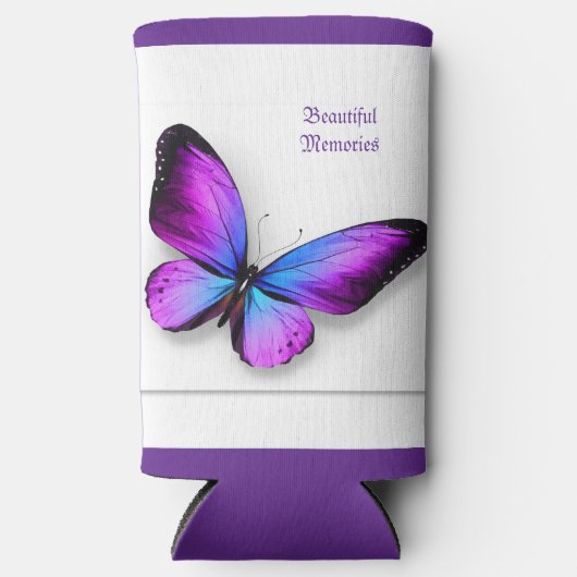 Herinneringen Vlinder Mok Seltzer Blikjeskoeler (Voorkant)