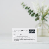 Herinneringen voor benoeming afsprakenkaartje (Staand voorkant)