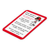 Herinneringen voor brandveiligheid bij honden van magneet (Linkerzijde)