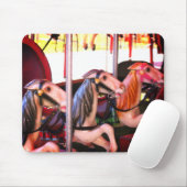 Herinneringen voor carrouselpaarden muismat (Met muis)