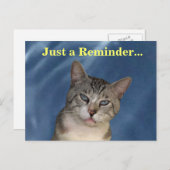 Herinneringen voor diergeneeskundig gebruik Hoest Briefkaart (Voorkant / Achterkant)