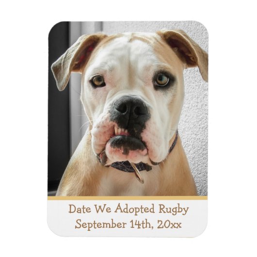 Herinneringen voor Pet Adoption Photo Magnet Magneet (Verticaal)