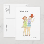 Herinneringen Vriendin Postkaart (Voorkant / Achterkant)