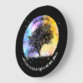 Herinneringen zijn kronkelende lichten uit het ver grote klok (Hoek)