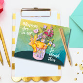 Herinneringen zijn zo mooi dat ze ze koesteren briefkaart