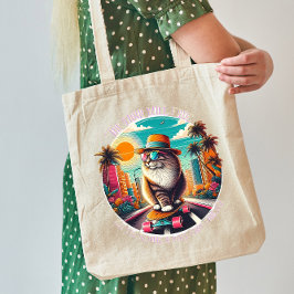Herinneringen zullen eeuwig duren - Summer Cat Can Tote Bag