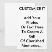 Herinnerings Uitnodiging (Voorkant / Achterkant)