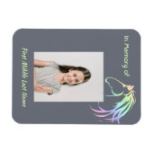 Herinneringsaandenken Pastel Paard Kunst Magneet (Horizontaal)