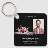 Herinneringsbowlingbal Sleutelhanger (Voorkant)