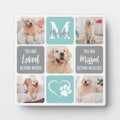 Herinneringscadeau huisdier Hondenverlies Modern S Fotoplaat (Voorkant)