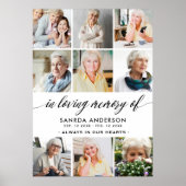 Herinneringscollage met foto's poster (Voorkant)