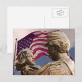 Herinneringsdag Thuiskomst Beeld Amerikaanse Vlag, Briefkaart (Voorkant / Achterkant)