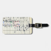 Herinneringsformulier  papier vervaldatum biblioth bagagelabel (Voorkant horizontaal)