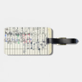 Herinneringsformulier  papier vervaldatum biblioth bagagelabel (Achterkant horizontaal)